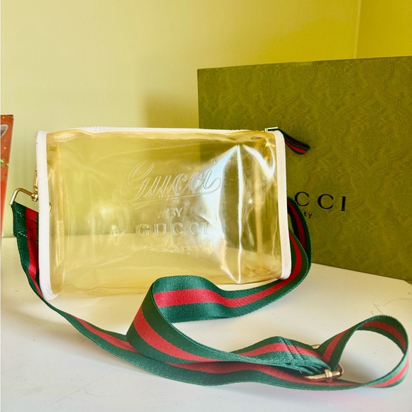 Gucci Handbags - Gucci by Gucci Sports Clear Cosmetic Bag to Crossbody/Stadium